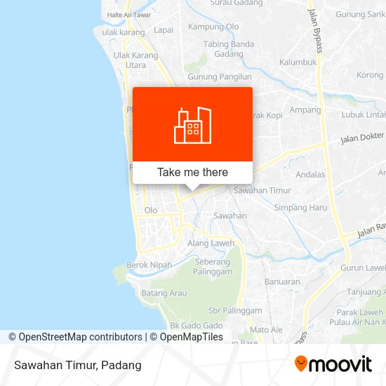 Sawahan Timur map