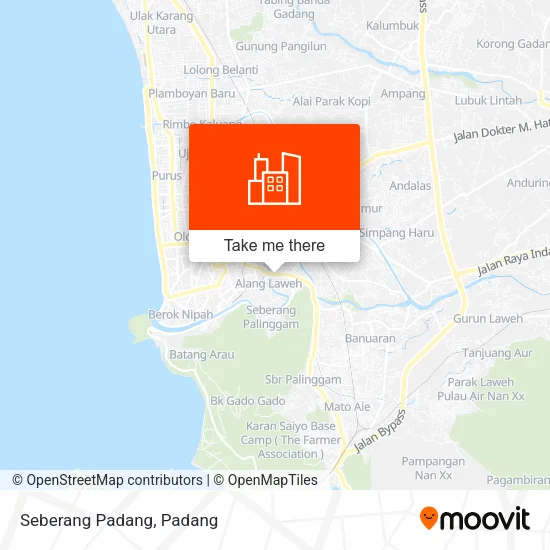 Seberang Padang map
