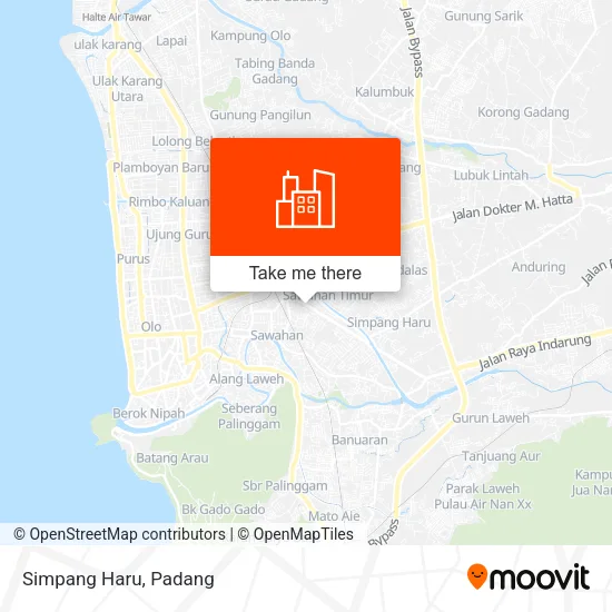 Simpang Haru map