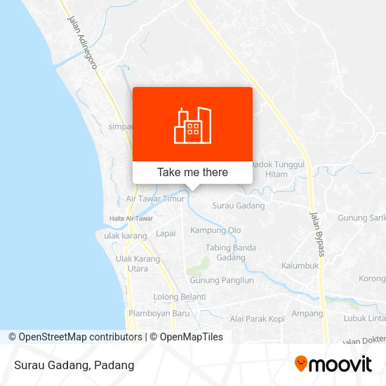Surau Gadang map