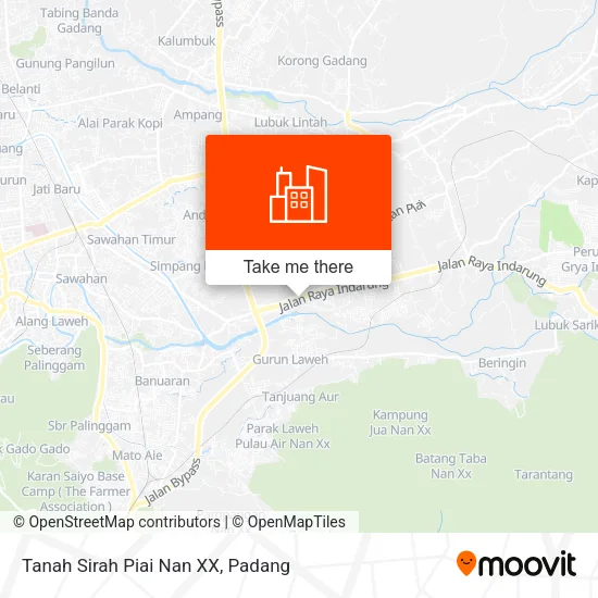 Tanah Sirah Piai Nan XX map