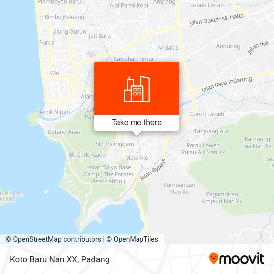Koto Baru Nan XX map