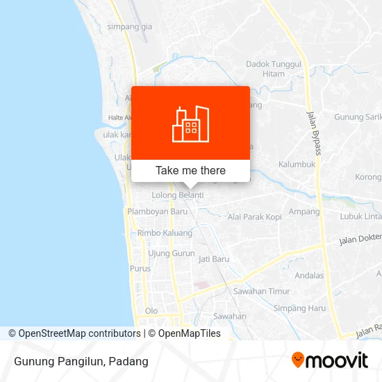 Gunung Pangilun map