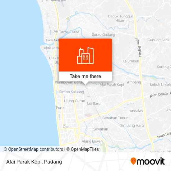 Alai Parak Kopi map
