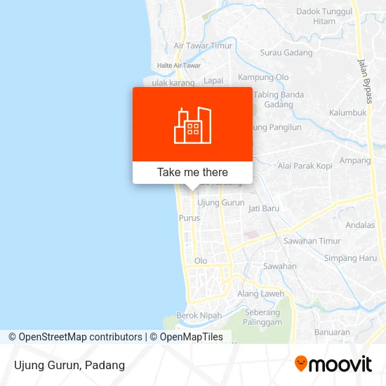 Ujung Gurun map