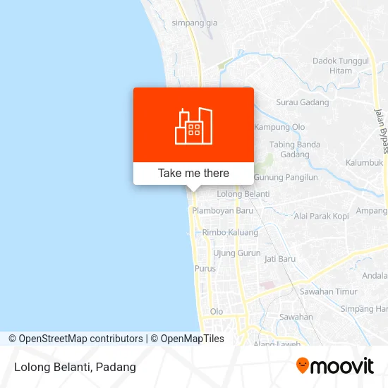 Lolong Belanti map