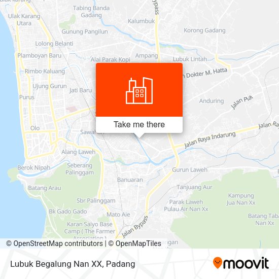 Lubuk Begalung Nan XX map
