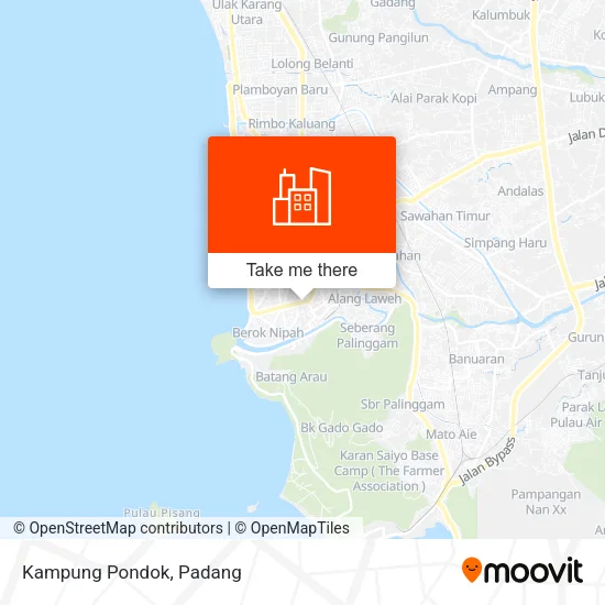 Kampung Pondok map