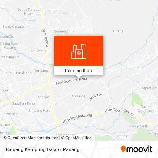 Binuang Kampung Dalam map