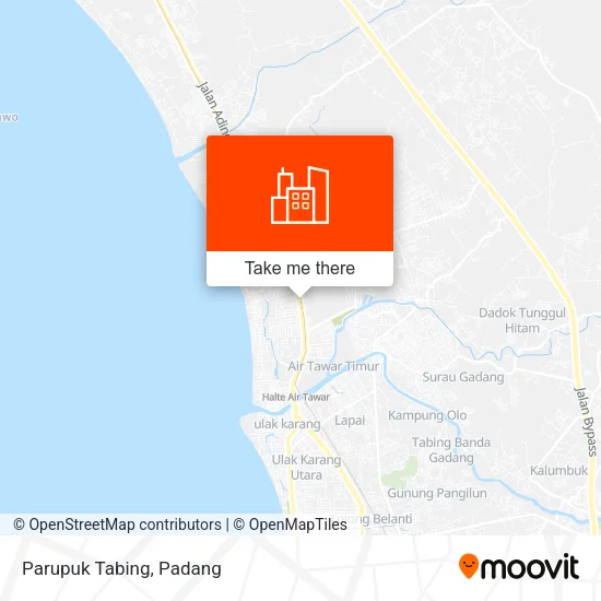 Parupuk Tabing map