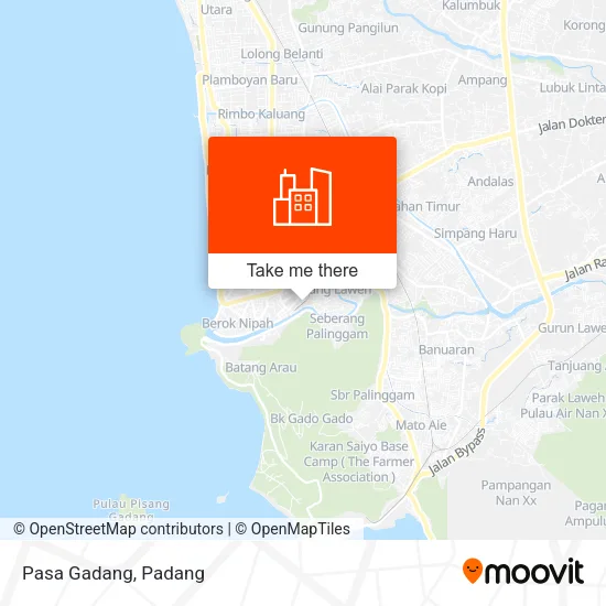 Pasa Gadang map
