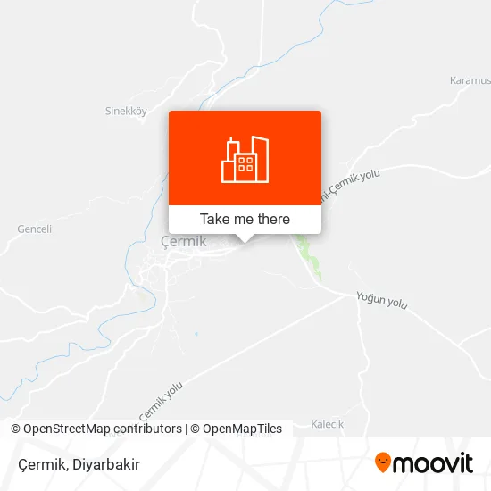 Çermik map
