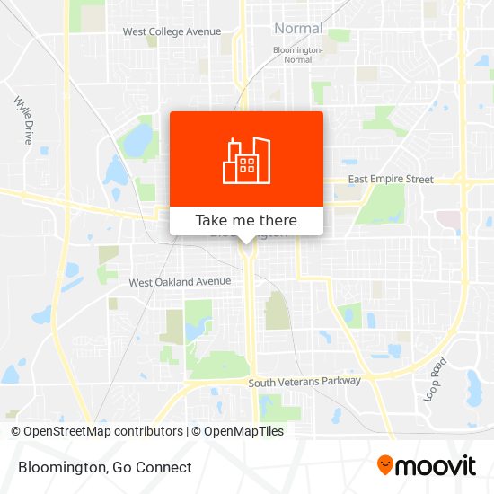 Bloomington map