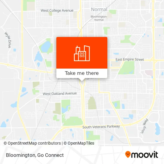 Bloomington map