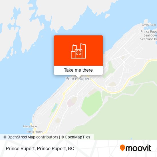 Prince Rupert map