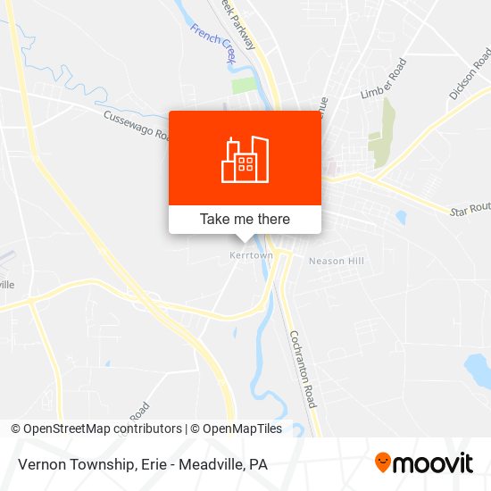 Vernon Township map