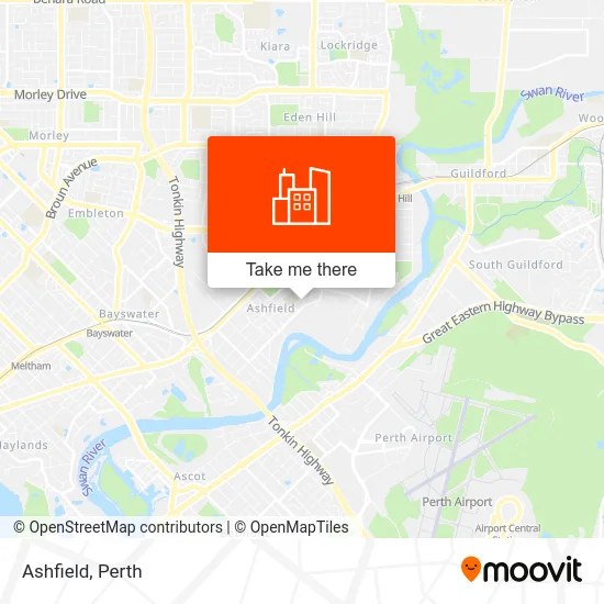 Mapa Ashfield
