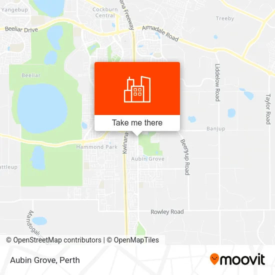 Aubin Grove map
