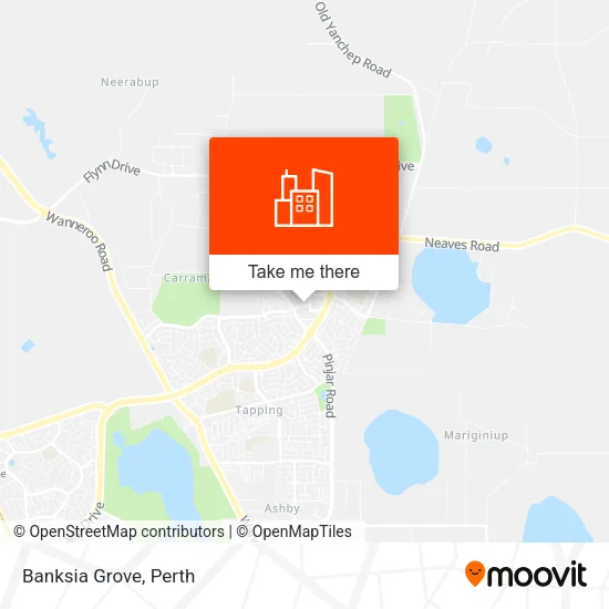 Banksia Grove map
