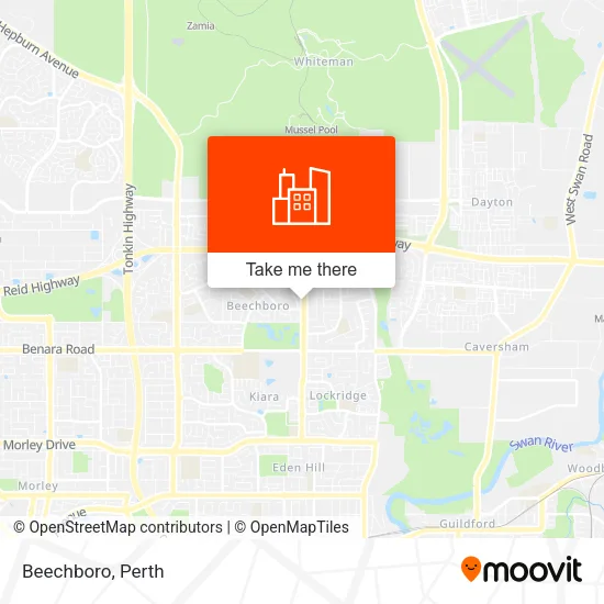 Beechboro map
