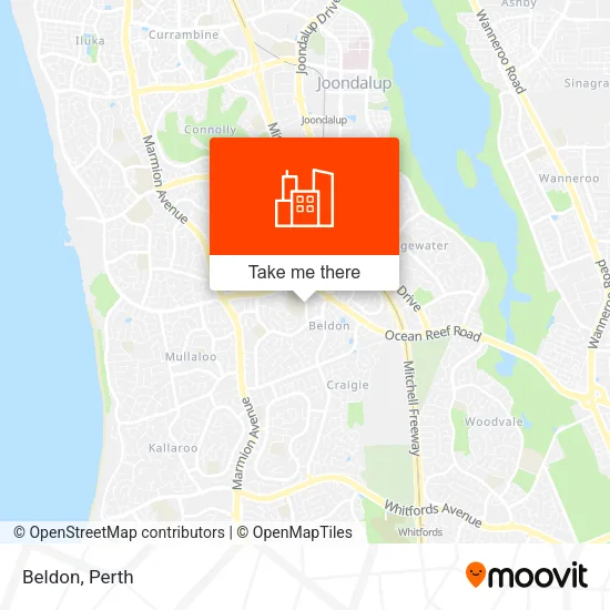 Beldon map