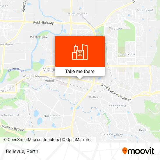 Bellevue map