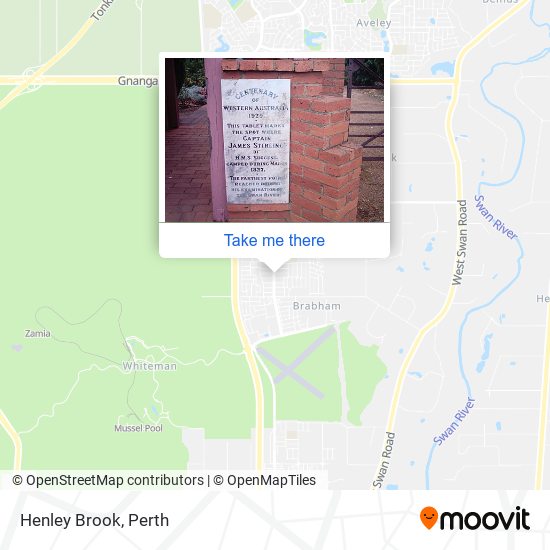 Henley Brook map