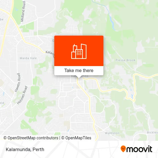 Mapa Kalamunda