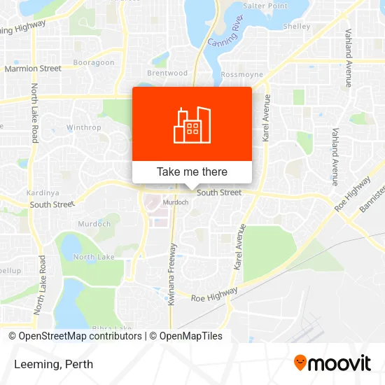 Leeming map