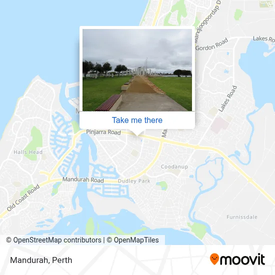 Mapa Mandurah