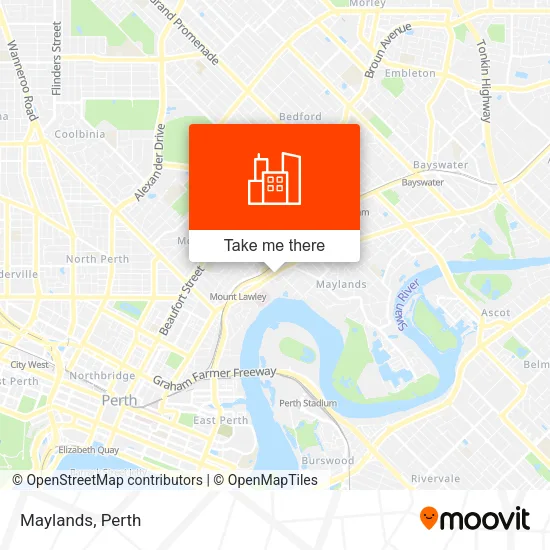Maylands map
