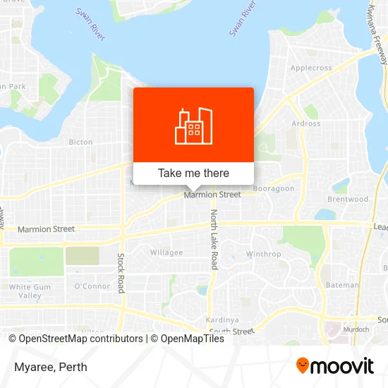Myaree map