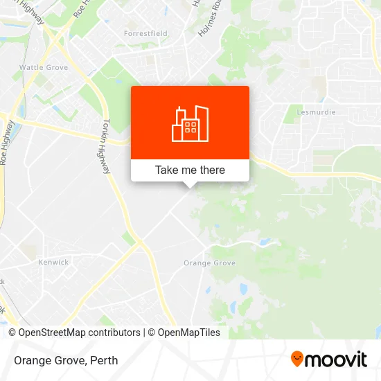 Orange Grove map