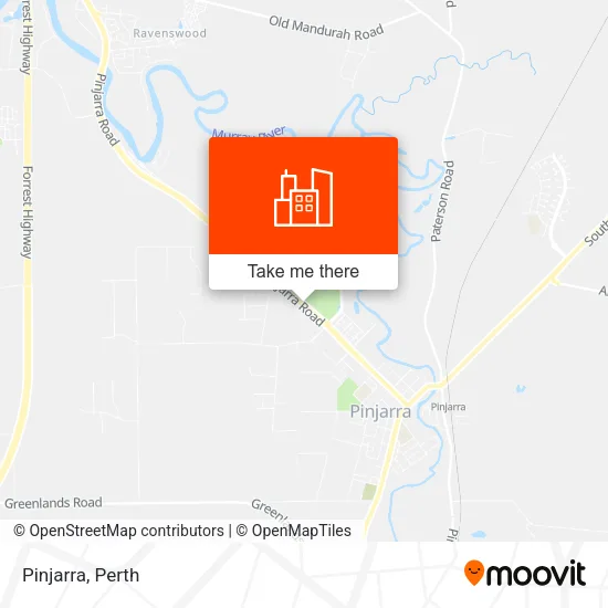 Pinjarra map