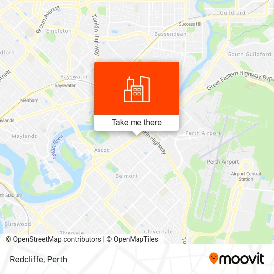 Redcliffe map