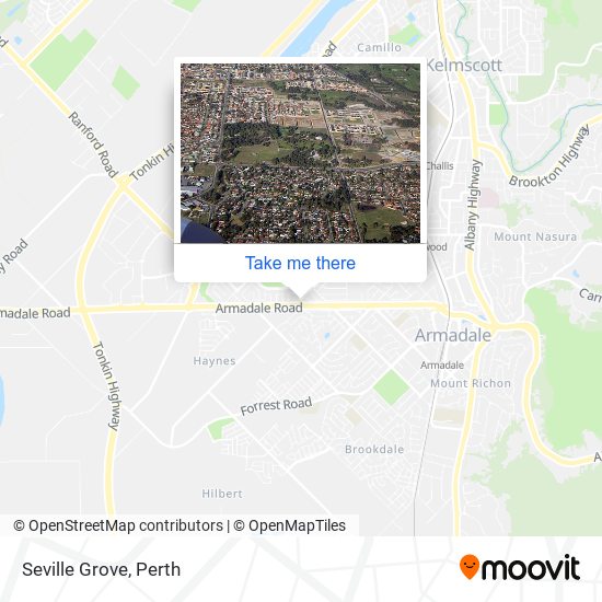 Mapa Seville Grove