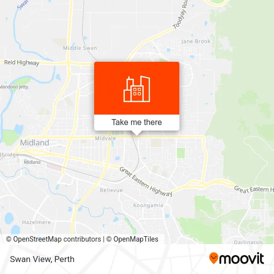 Swan View map