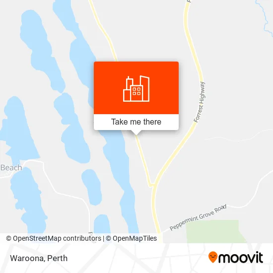 Waroona map