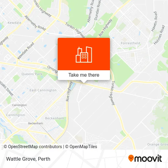 Wattle Grove map