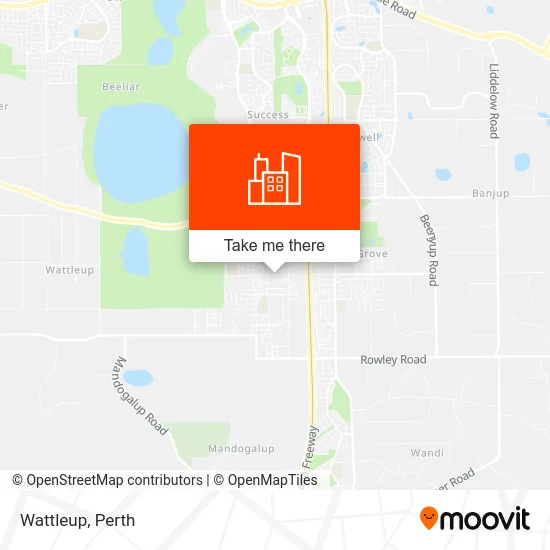 Mapa Wattleup
