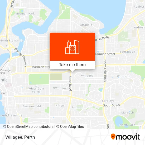 Willagee map