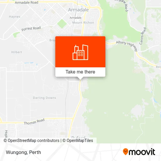 Wungong map