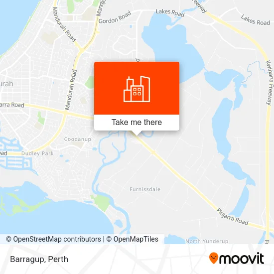 Barragup map