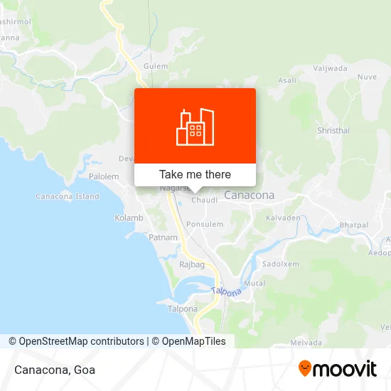 Canacona map
