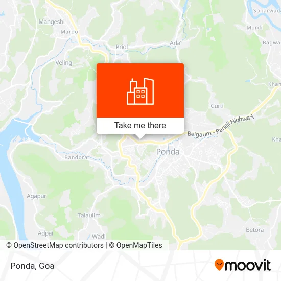 Ponda map