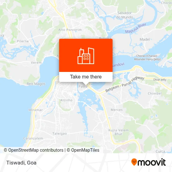 Tiswadi map