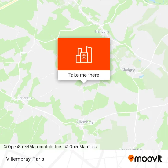Villembray map
