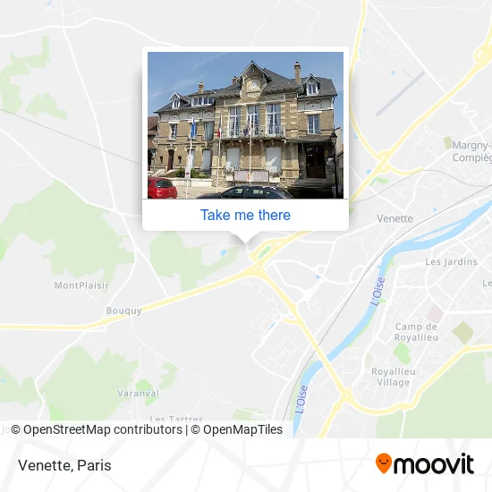 Venette map