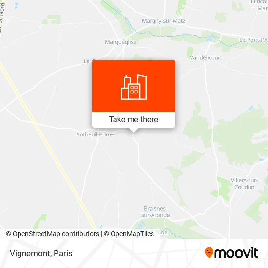 Vignemont map