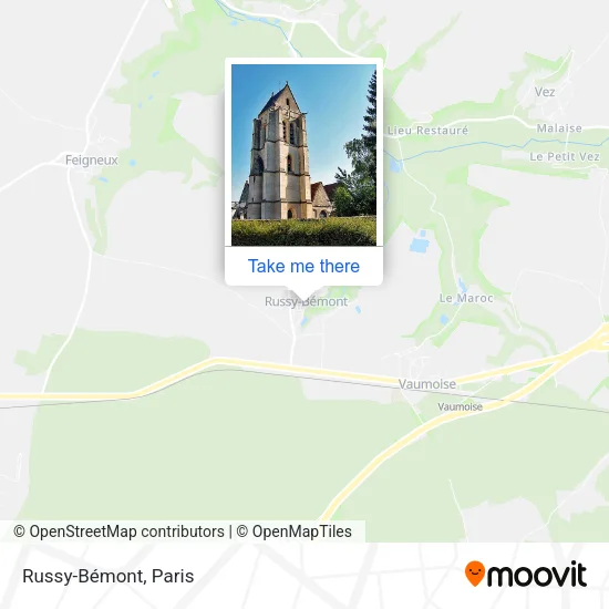 Russy-Bémont map